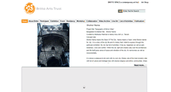 Desktop Screenshot of brittoartstrust.org